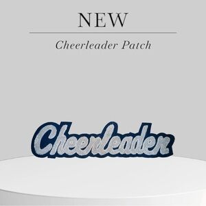Cheerleader embroidered Iron On Patch *NEW*